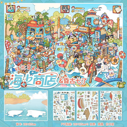 Vol. 2 A Lifetime Within Consciousness Forest Diary Seaside Shop Pumpkin Cottage - L - JoyJollyCrafts
