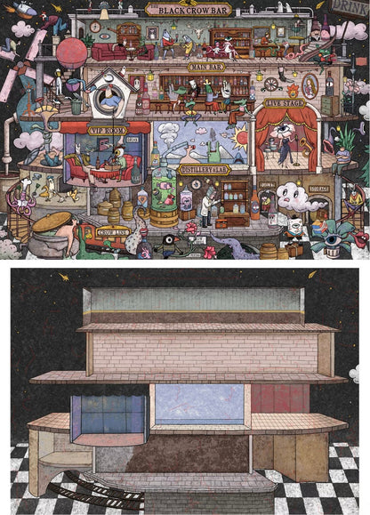 Vol. 2 Detective Agency Black Crow Tavern - L - JoyJollyCrafts