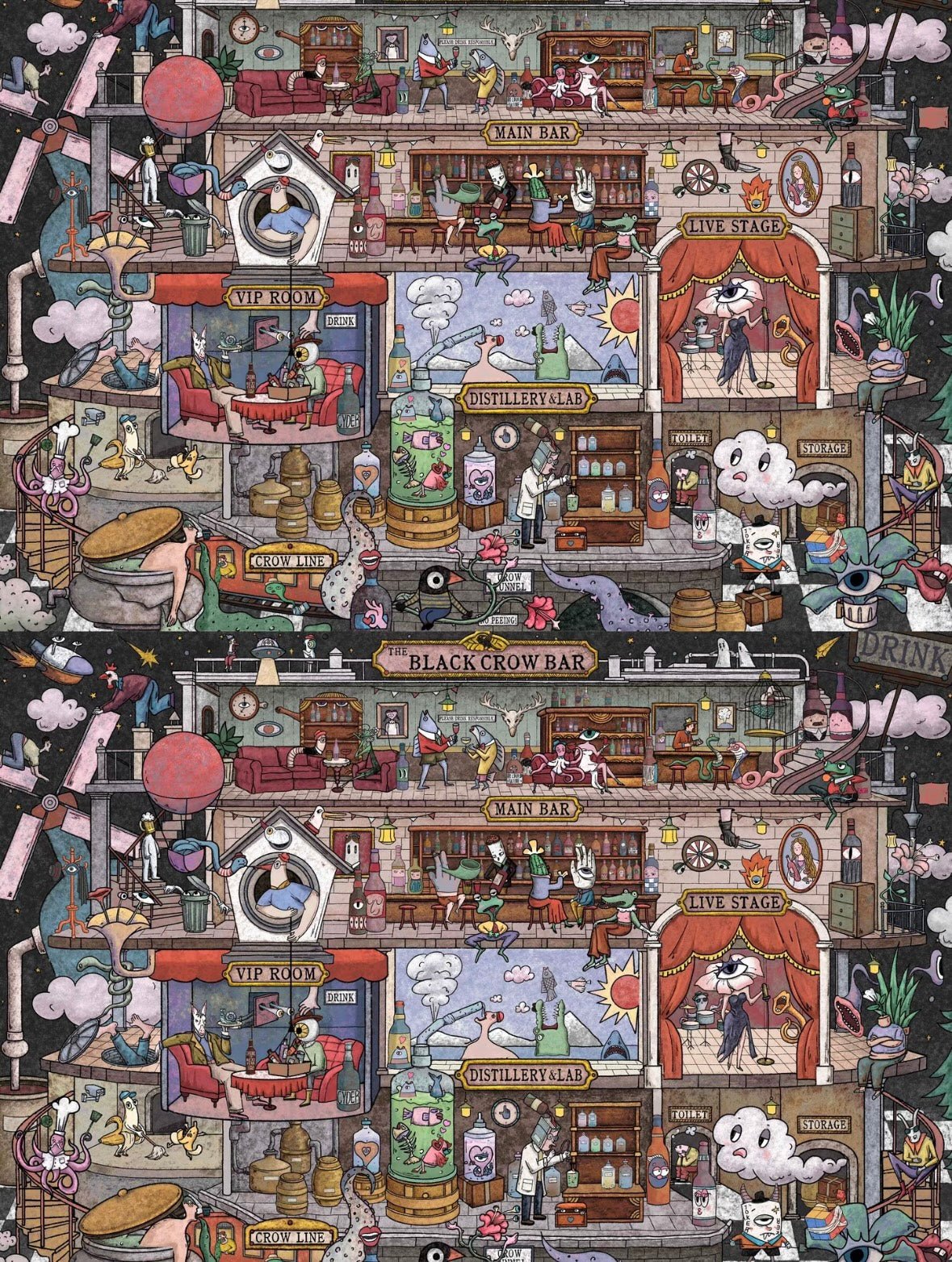 Vol. 2 Detective Agency Black Crow Tavern - L - JoyJollyCrafts
