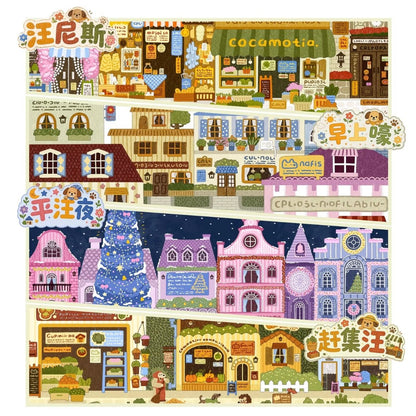 Vol. 2 Dog World Series Woof Venice Morning Howl Peaceful Woof Night Woof Market Day - M - JoyJollyCrafts