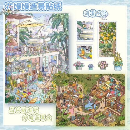 Vol. 2 Forest Shelter Seaview Apartment Welcome to Bay Hotel Streetfront Cubicle - L - JoyJollyCrafts