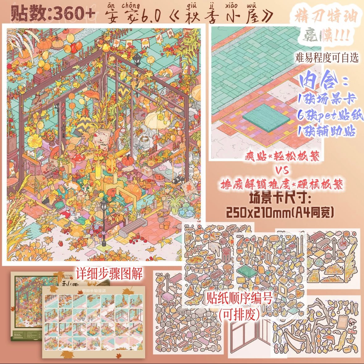 Vol. 2 Four Seasons Remastered Edition Spring Cottage Summer Cottage - L - JoyJollyCrafts