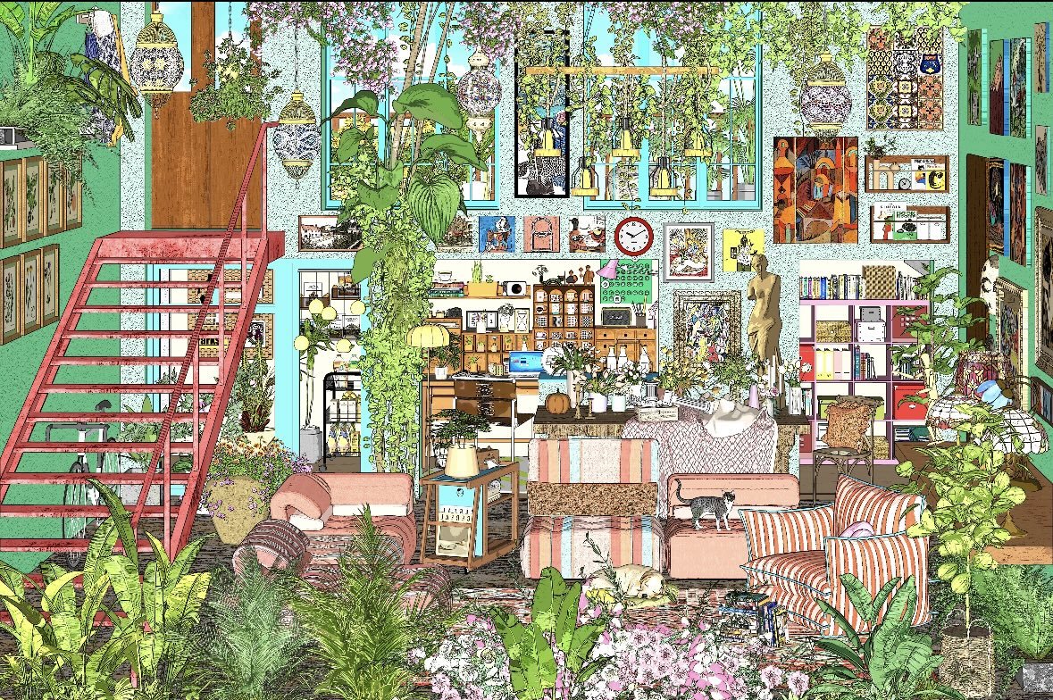 Vol. 2 Green Wilderness Art Residence - M - JoyJollyCrafts