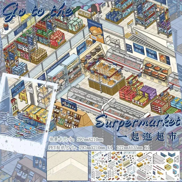 Vol. 2 Grocery Shopping Together Chungking Mansion New Town District Old Town Street - L - JoyJollyCrafts