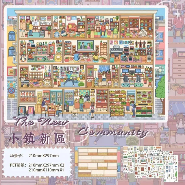 Vol. 2 Grocery Shopping Together Chungking Mansion New Town District Old Town Street - L - JoyJollyCrafts