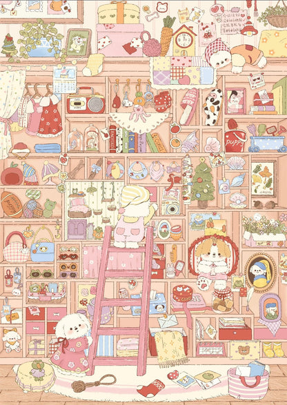 Vol. 2 Meow Meow Witch Woof Woof House Milk Foam Paradise Milk Foam Apartment - L - JoyJollyCrafts