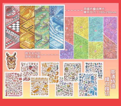 Vol. 2 Silk Road at Sea Dream Machine Time Travel Door - L - JoyJollyCrafts