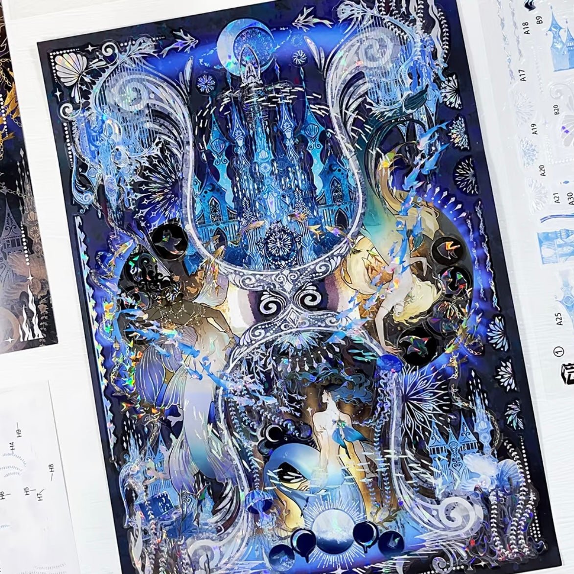 Vol. 20 Moonlit Reef Song Spring Letter Manor - L - JoyJollyCrafts