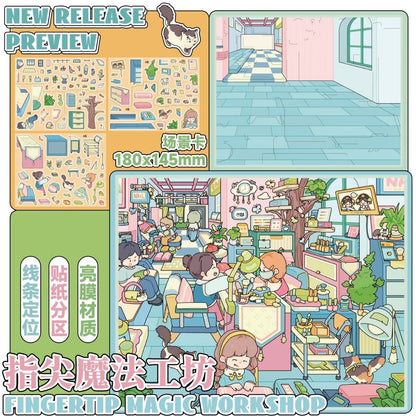 Vol. 22 Animal Restoration Mischievous Cute Cards Mischievous Cute Cards + Animal Restoration Finger Magic Workshop Stolen Sweet Biscuit Warm Light Sweet Dream Gathering Night Cute Toys Full House - M - JoyJollyCrafts
