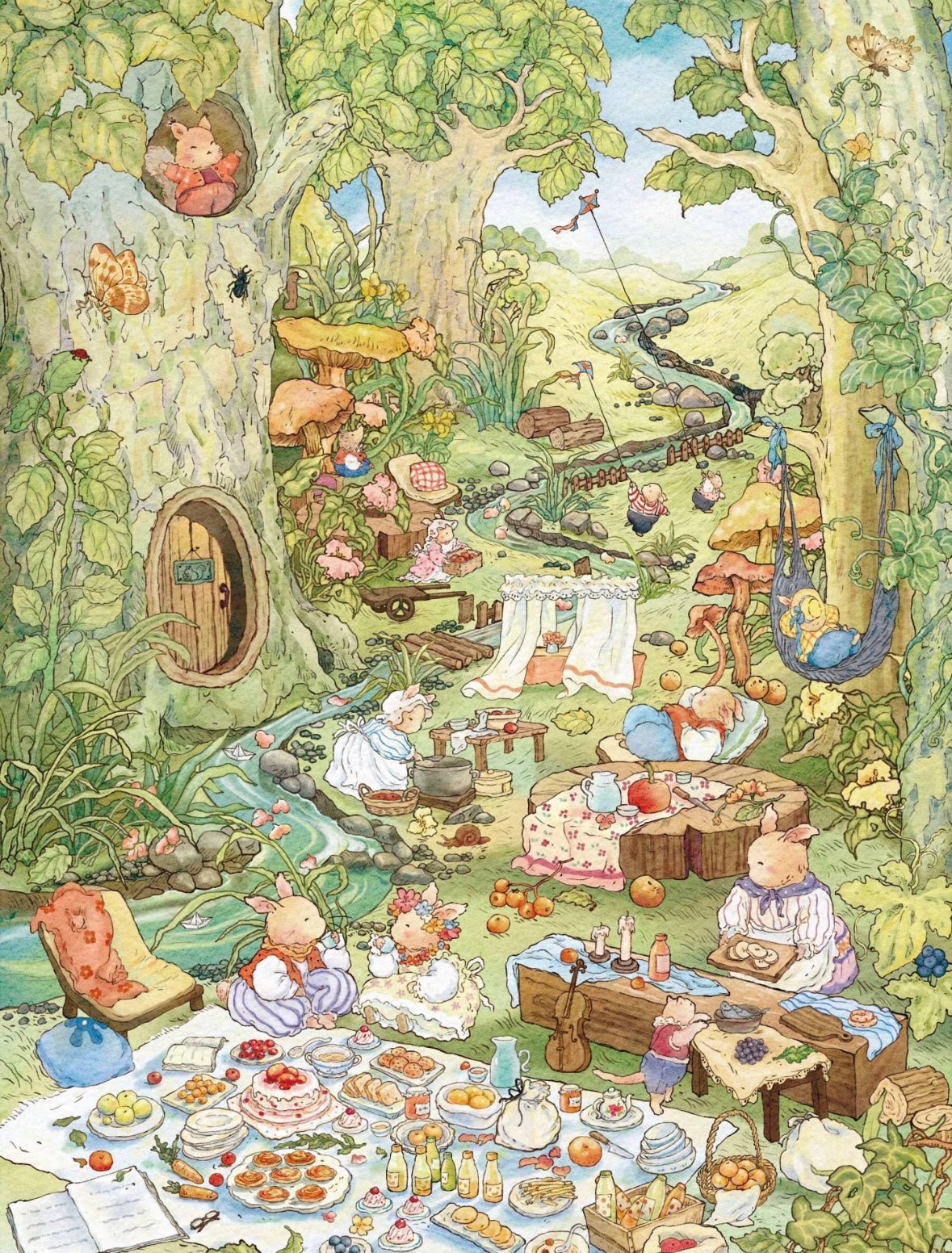 Vol. 23 Dudu Rabbit Cozy Home Forest Dining Moments - L - JoyJollyCrafts