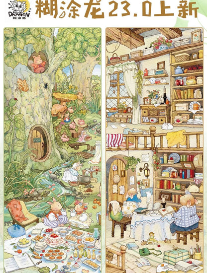 Vol. 23 Dudu Rabbit Cozy Home Forest Dining Moments - L - JoyJollyCrafts