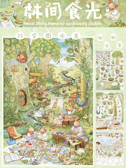 Vol. 23 Dudu Rabbit Cozy Home Forest Dining Moments - L - JoyJollyCrafts