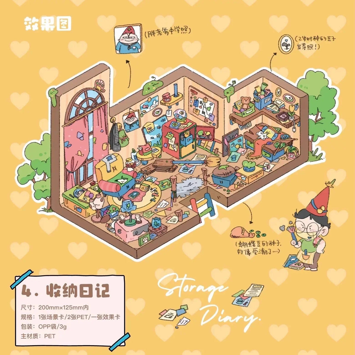 Vol. 25 Cornerlight Collection Dream Stacking Cubes Butterfly Wing Cottage Plop Kitchen Storage Diary - M - JoyJollyCrafts