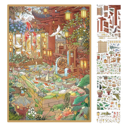 Vol. 25 Tea Brewing Fragrant Flowing Carp - L - JoyJollyCrafts