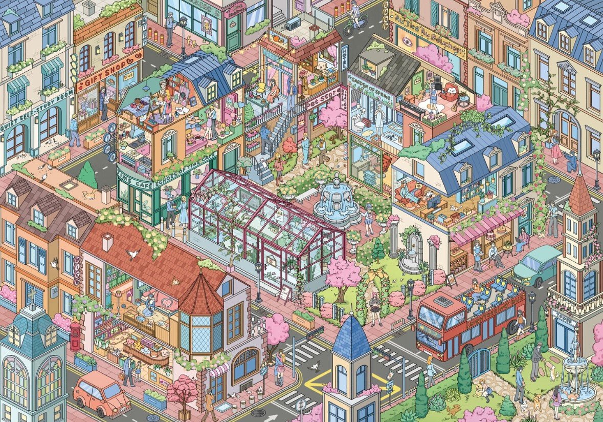 Vol. 26 Phoenix Rainy Season Spring Day Stroll Weekend Morning Fireworks Daily Water Town Market - XL - JoyJollyCrafts