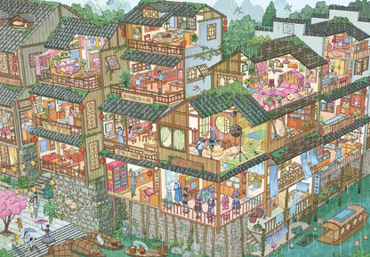 Vol. 26 Phoenix Rainy Season Spring Day Stroll Weekend Morning Fireworks Daily Water Town Market - XL - JoyJollyCrafts