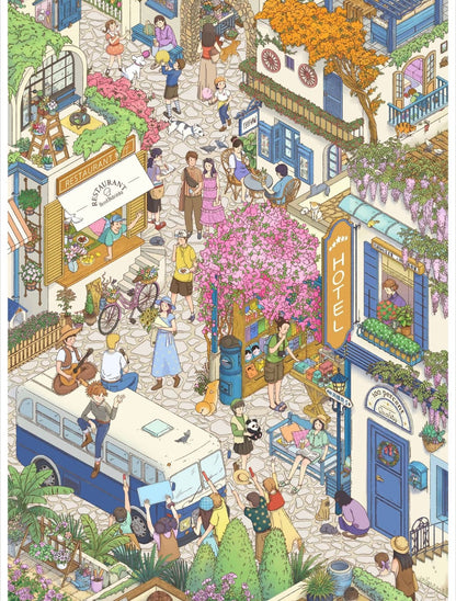 Vol. 27 One City, One View Series Chinatown District Nordic Town Island Shore Town Mechanical Town - L - JoyJollyCrafts