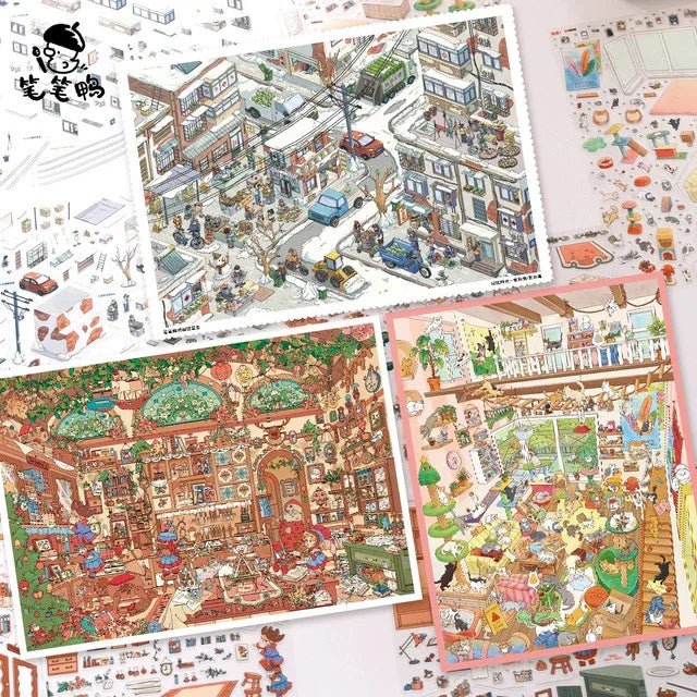 Vol. 3 Home & Me Northeast Edition Cat Apartment Sammy’s Little Wood Workshop - L - JoyJollyCrafts