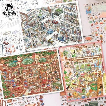 Vol. 3 Home & Me Northeast Edition Cat Apartment Sammy’s Little Wood Workshop - L - JoyJollyCrafts