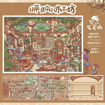 Vol. 3 Home & Me Northeast Edition Cat Apartment Sammy’s Little Wood Workshop - L - JoyJollyCrafts