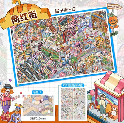 Vol. 3 Influencer Street Spring Town Slow Motion - XL - JoyJollyCrafts