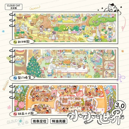 Vol. 3 Little World – Mouse Gate Banquet Little World – Autumn Countryside Little World – Dessert Mini Kingdom - L - JoyJollyCrafts