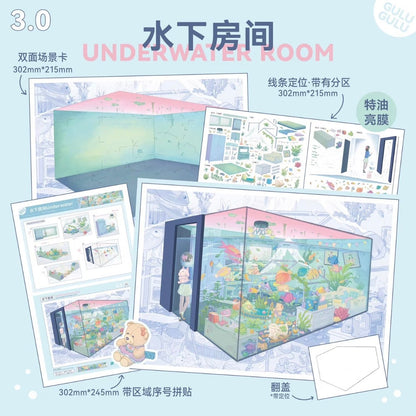 Vol. 3 Remastered Phoenix Perch Flower Isle Underwater Room BISQUE DOLL Home - L - JoyJollyCrafts