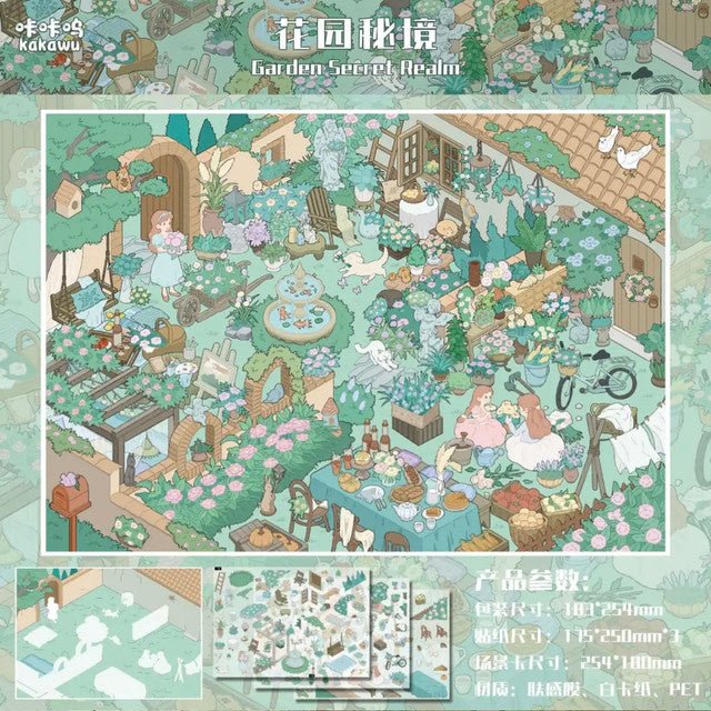 Vol. 30 Soft Dream Series Ballet Dream Feathers Blue Isle Dream Weaving Garden Secret Realm - L - JoyJollyCrafts