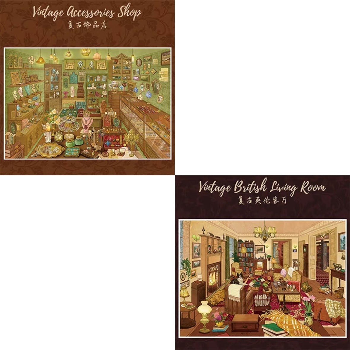 Vol. 33 Vintage Living Room Vintage Accessories Shop - L - JoyJollyCrafts