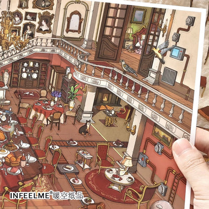 Vol. 35 My Little House Tomorrow's Banquet Steampunk Castle - L - JoyJollyCrafts