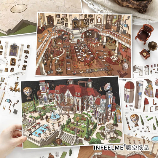 Vol. 35 My Little House Tomorrow's Banquet Steampunk Castle - L - JoyJollyCrafts