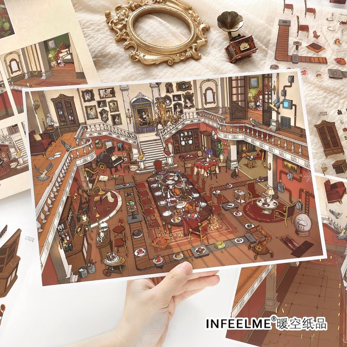 Vol. 35 My Little House Tomorrow's Banquet Steampunk Castle - L - JoyJollyCrafts