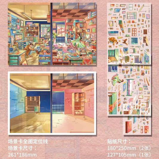 Vol. 35 To Youth Series Pink Cherry Blossom Thoughts Key Lime Summer Orange Autumn Maple Snowy Deep Blue - L - JoyJollyCrafts