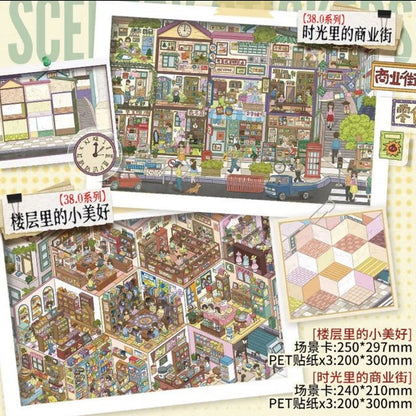 Vol. 38 Commercial Street Through Time Little Joys Within the Floors - L - JoyJollyCrafts