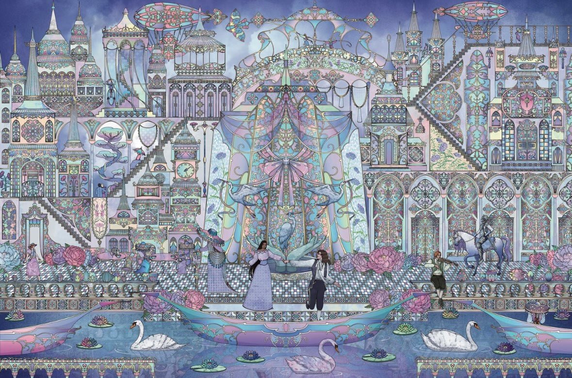 Vol. 4 Brilliant Palace Secluded Manor Old Moon Alchemy Shop - L - JoyJollyCrafts