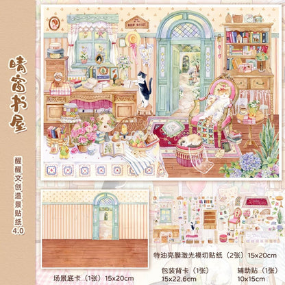 Vol. 4 Cabinet of Curiosities Legends of the Nile Sunny Window Bookshop Lucky Cat Café - L - JoyJollyCrafts