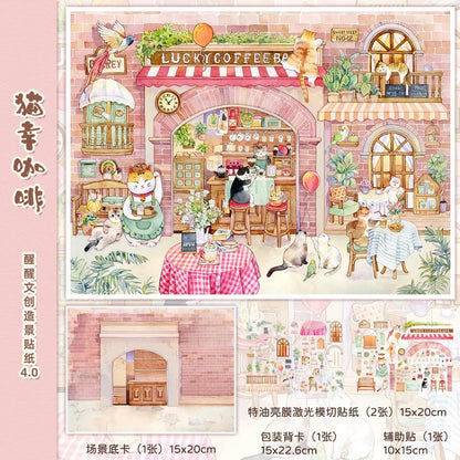 Vol. 4 Cabinet of Curiosities Legends of the Nile Sunny Window Bookshop Lucky Cat Café - L - JoyJollyCrafts