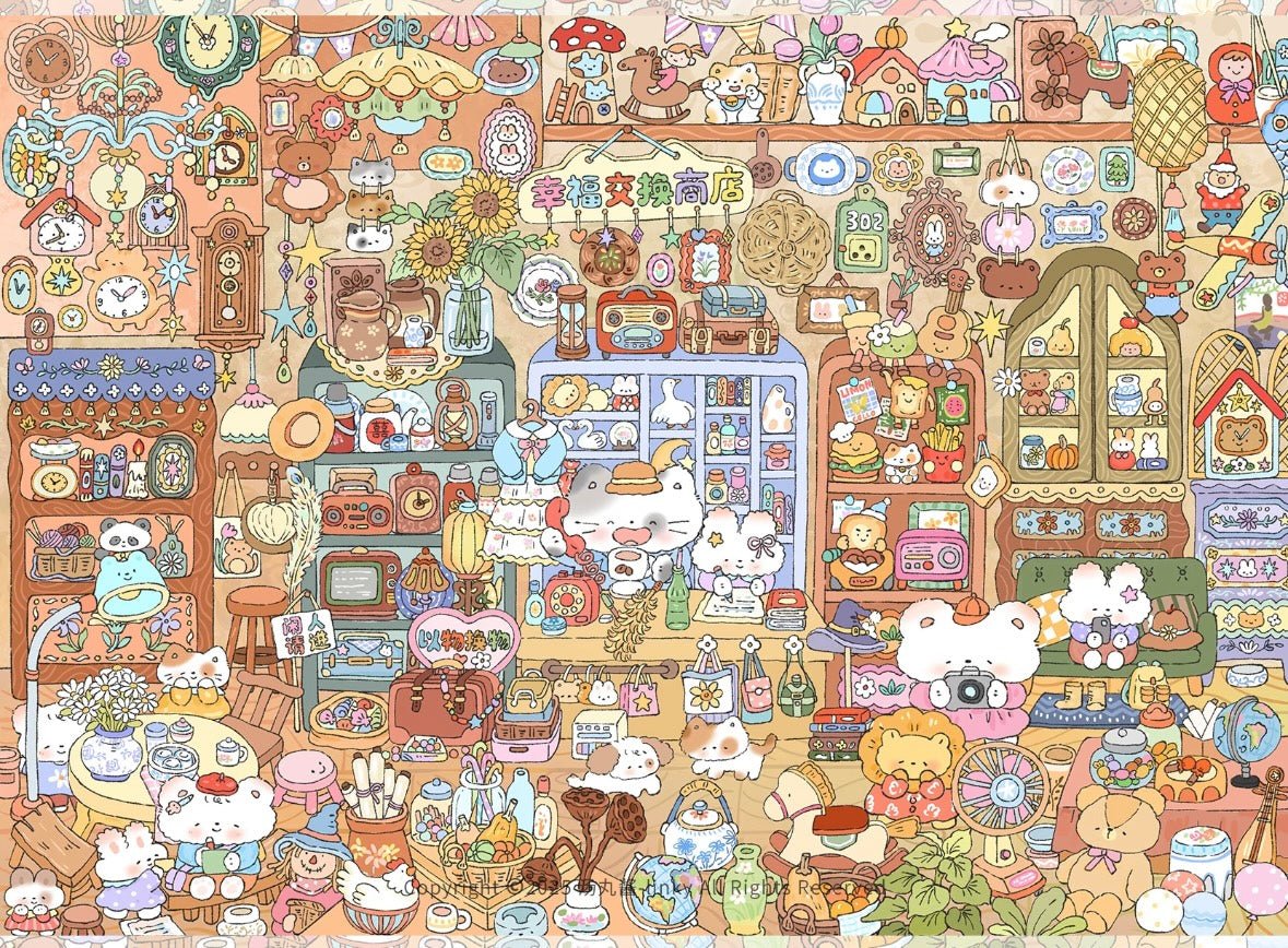 Vol. 4 Cloud Town Plant Research Institute Happiness Exchange Store - L - JoyJollyCrafts