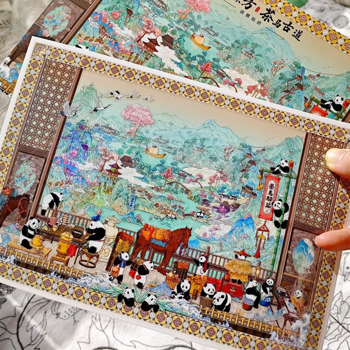 Vol. 4 Peach Blossom Wonderland Hundred Birds Oriental Heritage Tea Horse Road - L - JoyJollyCrafts
