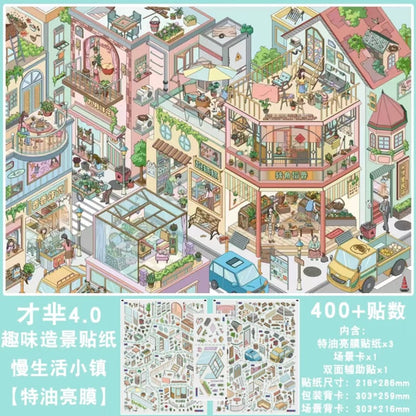 Vol. 4 Riverside Street Orchard Farm Community Life Street Utopia in the Ruins Ninth Street Slow Living Town Neighbors in the Alley After the Rain - L - JoyJollyCrafts