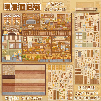 Vol. 40 Cozy Bread Bakery Seaside General Store - L - JoyJollyCrafts
