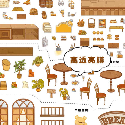 Vol. 40 Cozy Bread Bakery Seaside General Store - L - JoyJollyCrafts