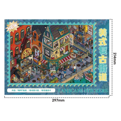 Vol. 41 Vintage American Street - L - JoyJollyCrafts