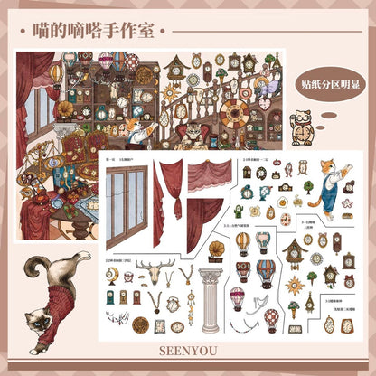 Vol. 47 Meow's Ticktock Workshop Mr. Rabbit's General Store - L - JoyJollyCrafts
