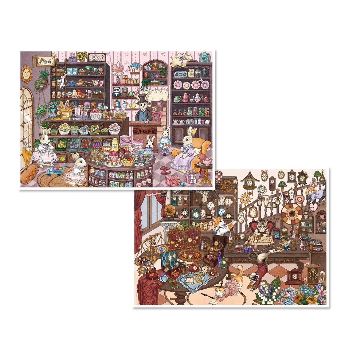 Vol. 47 Meow's Ticktock Workshop Mr. Rabbit's General Store - L - JoyJollyCrafts