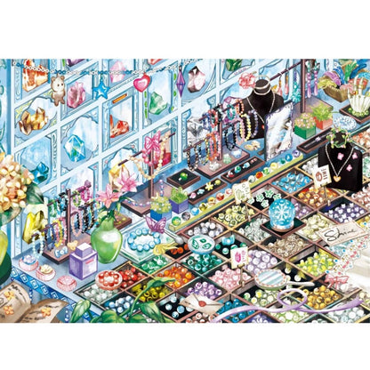 Vol. 5 Forest Town Pearlized Square Lush Greenery The Jewelry Store of That Year - L - JoyJollyCrafts
