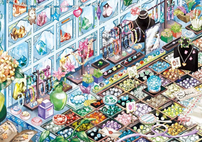 Vol. 5 Forest Town Pearlized Square Lush Greenery The Jewelry Store of That Year - L - JoyJollyCrafts