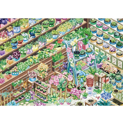 Vol. 5 Forest Town Pearlized Square Lush Greenery The Jewelry Store of That Year - L - JoyJollyCrafts