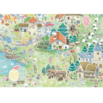 Vol. 5 Forest Town Pearlized Square Lush Greenery The Jewelry Store of That Year - L - JoyJollyCrafts