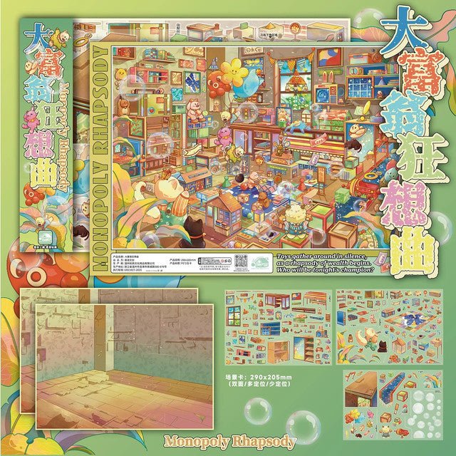 Vol. 5 Monopoly Rhapsody + Meow Café - JoyJollyCrafts